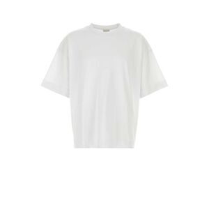 Dries Van Noten Men White Cotton Heno Oversize T-Shirt